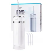 Irygatory do zębów - Zent Stream+, irygator do zębów bezprzewodowy, składany, biały, 250 ml - miniaturka - grafika 1