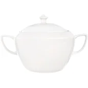Wyposażenie lokali gastronomicznych - Miska do zupy z pokrywką MONA, kwadratowa, porcelana, 33 x 24 cm - miniaturka - grafika 1