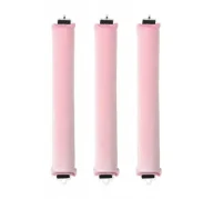 Wałki do włosów - Deni Carte wałki do włosów różowe 3 sztuki - miniaturka - grafika 1