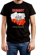 Koszulki męskie - T-SHIRT MĘSKI NADRUK PATRIOTA PATRIOTYCZNA POLSKA KOSZULKA CZARNA R-3XL A89 - miniaturka - grafika 1