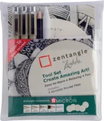 Pozostałe akcesoria dla plastyków - Talens Sakura, zestaw do Zentangle, 10 elementów - miniaturka - grafika 1