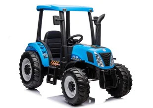 Traktor Na Akumulator A011 24V  Niebieski - Tory, garaże, parkingi - miniaturka - grafika 1