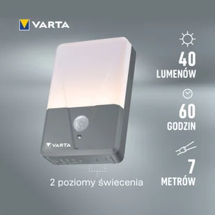 LAMPA MOTION SENSOR OUTDOOR LIGHT twin pack (2szt) VARTA - Latarki - miniaturka - grafika 3