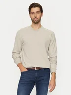 Koszulki męskie - Marc O'Polo Longsleeve 429 2042 52184 Beżowy Regular Fit - miniaturka - grafika 1