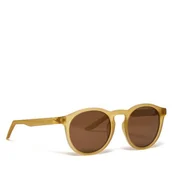 Okulary przeciwsłoneczne - Okulary przeciwsłoneczne Nike FD1850 Beżowy - miniaturka - grafika 1