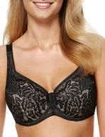 Biustonosze - Gorteks Biustonosz damski, czarny, 75F - miniaturka - grafika 1