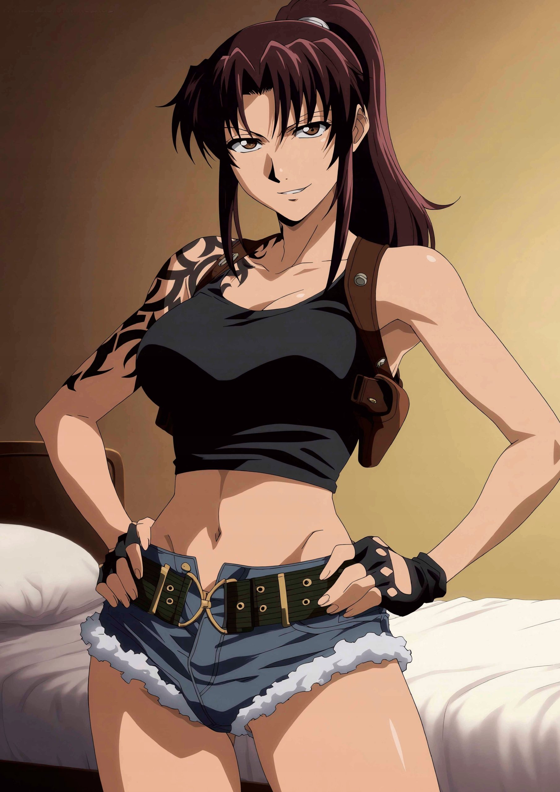 Plakat A2 Black Lagoon Anime Manga Revy Rebecca Lee