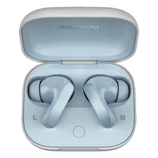 Motorola Moto Buds Niebieskie (Glacier Blue) - Słuchawki - miniaturka - grafika 1
