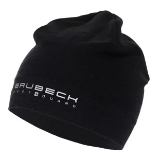 Czapka wełniana dwuwarstwowa unisex Brubeck Wool Hat HM10180 czarny - Czapki damskie - miniaturka - grafika 1