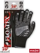 Rękawice robocze - RĘKAWICE OCHRONNE REIS FLOATEX; CZARNO-SZARY - miniaturka - grafika 1
