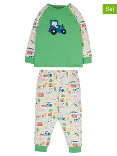 Frugi Piżama "Life At The Farm" ze wzorem - Rampersy - miniaturka - grafika 1