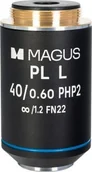 Mikroskopy i lupy - Mikroskop Magus Obiektyw MAGUS 40HP 40x/0,60 Plan L phase PHP2 / 1,2 WD 3,5 mm - miniaturka - grafika 1