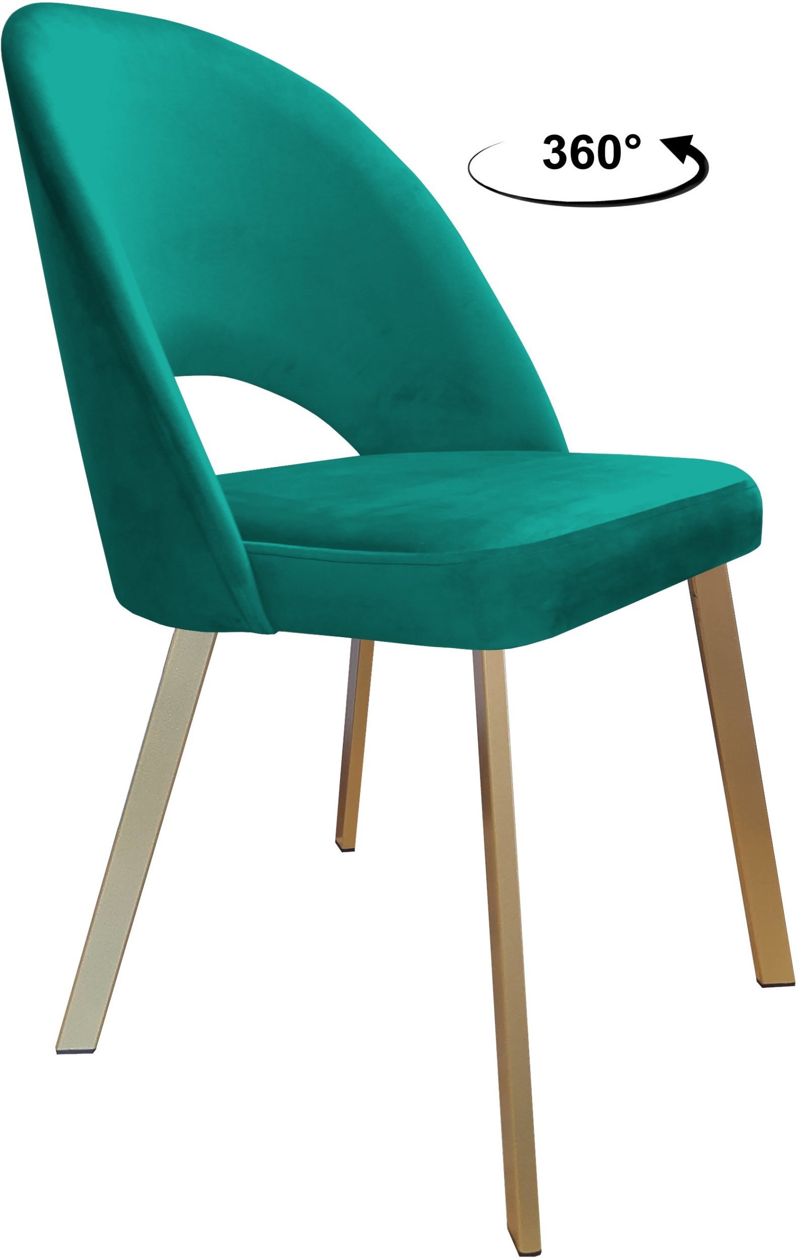 Krzesło obrotowe Polo podstawa Profil złota MG20