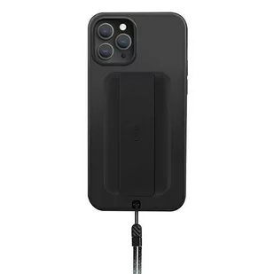 UNIQ etui Heldro iPhone 12 Pro Max 6,7" czarny/midnight black Antimicrobial - Etui i futerały do telefonów - miniaturka - grafika 1