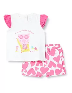 Chicco 2-delige zestaw: Koszulki w szortach voor meisjes Legginsy rzeźbione dla dziewczynki, Roze (659), 6 maanden - Legginsy - miniaturka - grafika 1