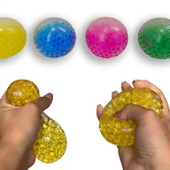 Zabawki sensoryczne - Zestaw 4 Piłeczek Gniotków Antystresowych Kulki Orbeez - miniaturka - grafika 1