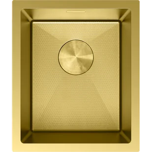 Mexen Trixo zlewozmywak stalowy 1-komorowy 370 x 440 mm, złoty HC - 6412371000-55HC - Zlewozmywaki - miniaturka - grafika 1
