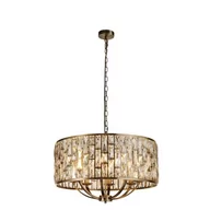 Lampy sufitowe - Bijou lampa wisząca 8xE14 antyczny mosiądz 6588-8AB - miniaturka - grafika 1
