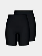 Majtki damskie - Pieces Bielizna dolna z nogawkami Namee 17141162 Czarny - miniaturka - grafika 1