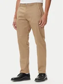 Spodnie męskie - G-Star Raw Chinosy Morry D26400-C105 Beżowy Tapered Fit - miniaturka - grafika 1