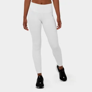 Legginsy średni stan Fitness SIROKO Run Biały Kobieta - Spodnie sportowe damskie - miniaturka - grafika 1