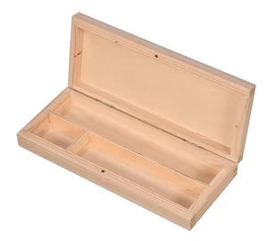 Piórnik drewniany z przegrodami Plastuś - Przyborniki na biurko - miniaturka - grafika 1