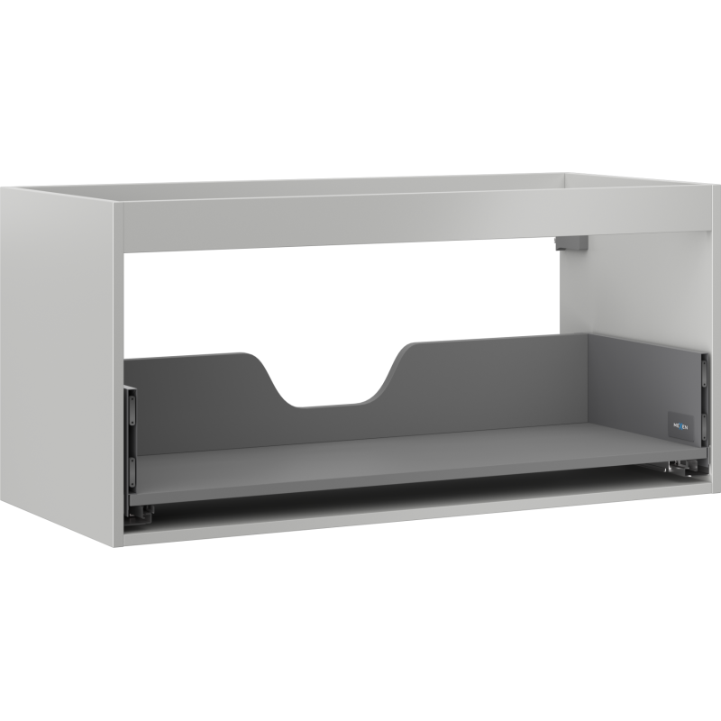 Mexen Box-A korpus szafki podumywalkowej 100 cm, 1 szuflada, szary mat - 91AX0-1000-470-1-62