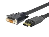 Adaptery i przejściówki - Vivolink 1.5m Displayport - DVI-D 1,5 m Czarny - miniaturka - grafika 1