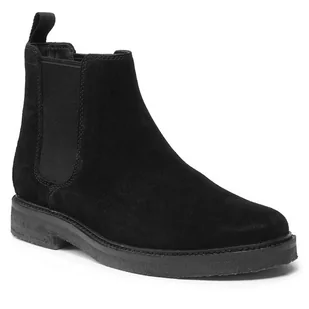 Sztyblety Clarks Clarkdale Easy 261735337 Black Suede - Botki męskie - miniaturka - grafika 1