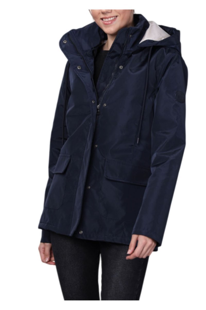 Kurtka damska Felix Hardy granatowa zimowa parka-S