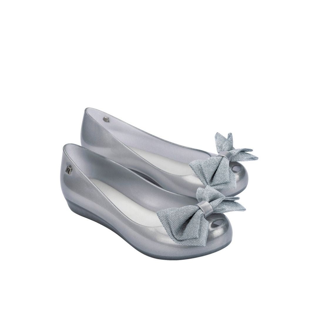 Melissa Ultragirl Sweet XXIV AD Metallic Silver Baleriny Damskie Srebrne 37