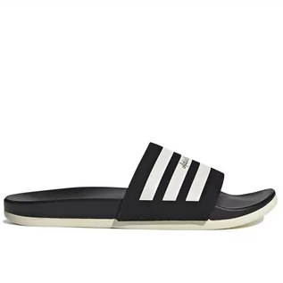 Buty sportowe męskie - Klapki adidas Sportswear Adilette Comfort GW5966 - czarno-białe - grafika 1