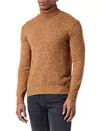 Bluzy męskie - United Colors of Benetton Bluza męska, Żółty I Fioletowy 80a, L - miniaturka - grafika 1