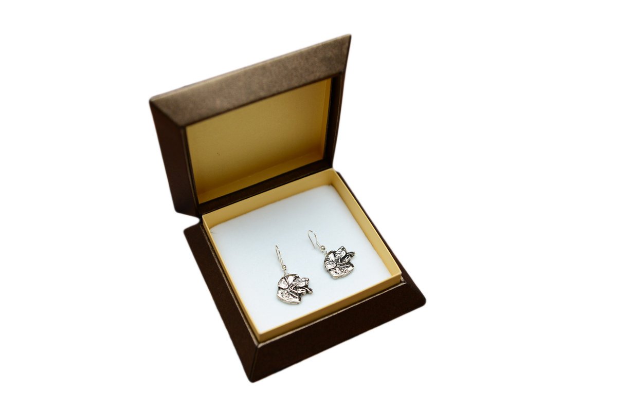 Rottweiler II - wiszące kolczyki z psami, urocza biżuteria dla psiej mamy, prezent dla dziewczynki marki Art-Dog