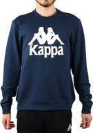 Bluzy męskie - Kappa Bluza męska Sertum Rn Sweatshirt granatowa r. M (703797-821) - miniaturka - grafika 1