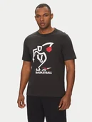 Koszulki męskie - Reebok T-Shirt 100218839 Czarny Regular Fit - miniaturka - grafika 1