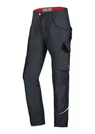 Paski - BP Kombinezon, stójka, ukryty zamek błyskawiczny i pasek na zatrzask, 245,00 g/m², niebieski/czarny,52/54l - miniaturka - grafika 1