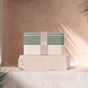 Monbento MONBENTO Original Natural Green szczelny lunchbox 1 L 11120044 - Lunch boxy - miniaturka - grafika 1