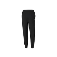 Spodnie damskie - Puma Damskie spodnie do biegania Ess Sweatpants Tr Cl czarny Black-cat M 586842 - miniaturka - grafika 1