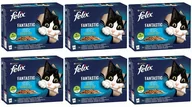 Mokra karma dla kotów - Purina Felix Fantastic Rybne Smaki w galaretce 72x85g 50111-uniw - miniaturka - grafika 1