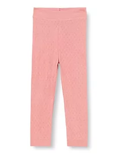 Legginsy - Noa Noa miniature Dziewczęce Basic Doria, długie legginsy, Dusty Rose, 6 Miesiące - grafika 1