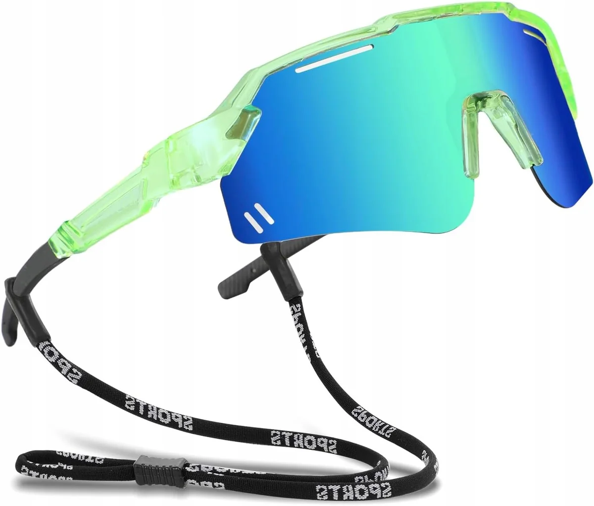 OKULARY SPORTOWE DLA DZIECI MŁODZIEŻY POLARYZACJA UV PASEK OKULARY SPORTOWE / Object