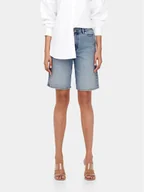 Spodenki damskie - ONLY Szorty jeansowe Sonny 15256709 Niebieski Regular Fit - miniaturka - grafika 1