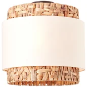 Lampy sufitowe - Sufitowa lampa wiklinowa Waterlilly 99828/09 Brilliant naturlana biała - miniaturka - grafika 1