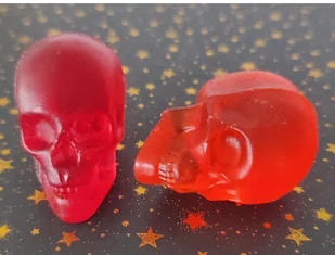 Mydełko czaszka 3D czacha mydło glicerynowe pachnący gadżet prezent święta - Mydła - miniaturka - grafika 1