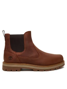 Timberland Sztyblety Britton Road Mid Chelsea TB0A6A4WEM61 Brązowy - Botki męskie - miniaturka - grafika 1