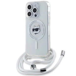 Etui Karl Lagerfeld IML Choupette Head & Cord MagSafe na iPhone 14 Pro - przezroczyste - Etui i futerały do telefonów - miniaturka - grafika 1