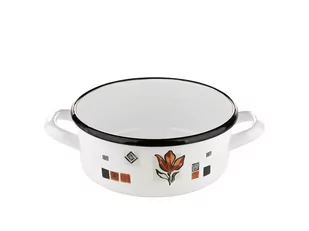 Fl1 GARNEK EMALIOWANY NISKI TULIP 14 CM 950ML 000-GAR-13/14TUL - Garnki - miniaturka - grafika 1