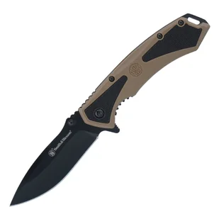 Smith&Wesson - Nóż składany Extreme Ops - Drop Point - Tan - 1209515 - Noże - miniaturka - grafika 1