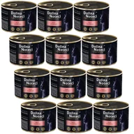 Mokra karma dla kotów - DOLINA NOTECI Premium dla kota filet z łososia  12x185g - miniaturka - grafika 1